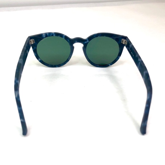 KOMONO Lulu Matte Indigo Demi Sunglasses NEW blue tortoise main image 10